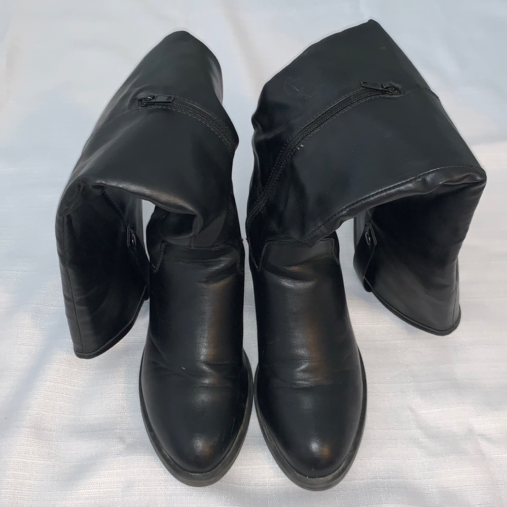 Black Leather Boots